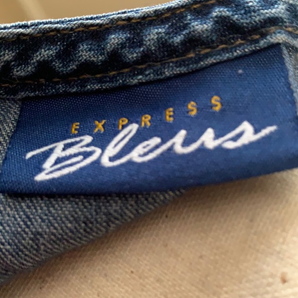 SIZE 13/14 Express Bleus Jean Dress - Picture 5 of 10